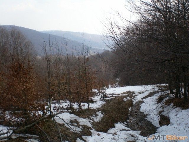 52.konecne vidno prve domceky..lesna cesta isla vlavo..ale ja idem rovno podla znaciek nemozem si uz dovolit bludit.jpg