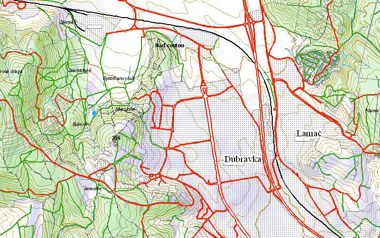 Dubravka a lesne cesty.jpg